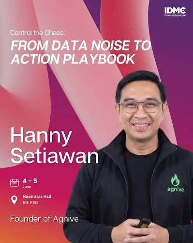 Hanny Setiawan speaking at IDMC for Agnive launch preview